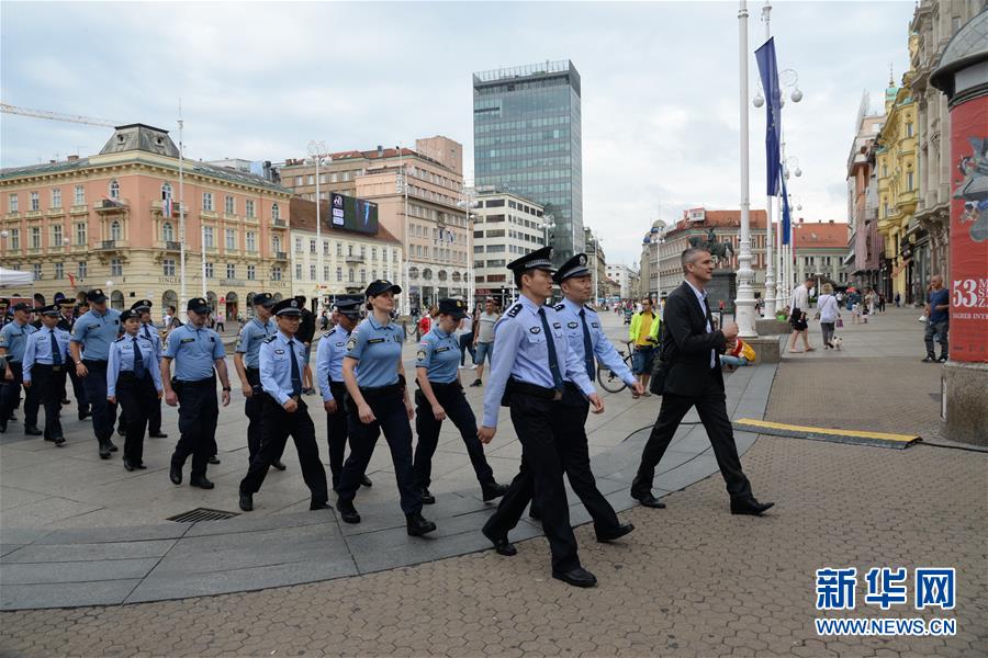 中国与克罗地亚第二次旅游季警务联巡启动