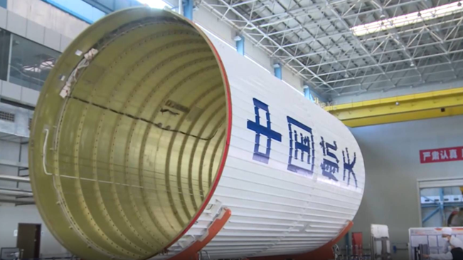 “中国造”复工图景·大火箭总装测试有序推进