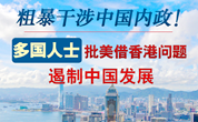 【图解】粗暴干涉中国内政！多国人士批美借香港问题遏制中国发展